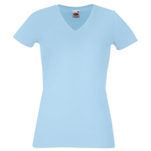 Lady-fit v-neck tee
