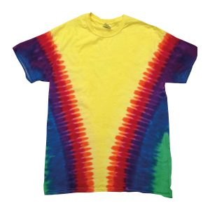 Kids rainbow vee T