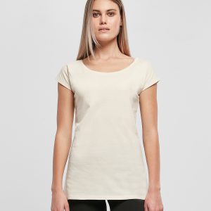 Women's wide neck tee