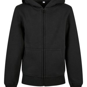 Organic kids basic zip hoodie