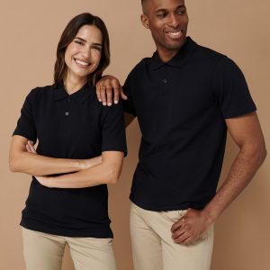 Stretch piqu? polo shirt