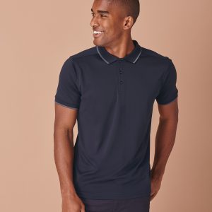 HiCool? tipped polo shirt