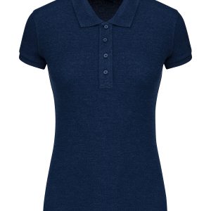 Ladies? organic piqu? short-sleeved polo shirt