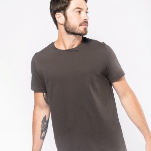 Short-sleeved crew neck T-shirt