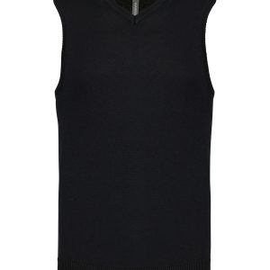 Men's sleeveless V-neck jumper