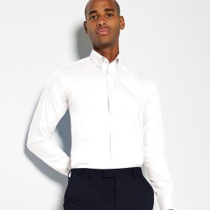 Slim fit non-iron Oxford twill shirt long-sleeved (slim fit)