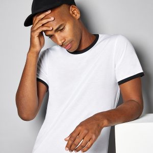 Fashion fit ringer tee