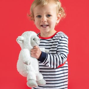 Striped long-sleeved t-shirt