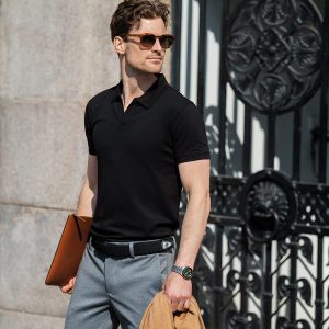 Harvard v-neck ? stretch deluxe polo
