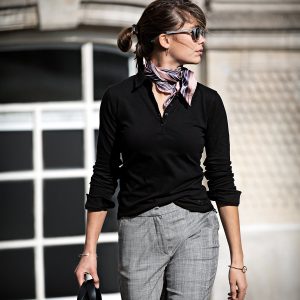 Women?s Carlington ? deluxe long sleeve polo