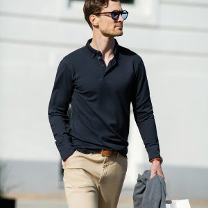 Carlington ? deluxe long sleeve polo