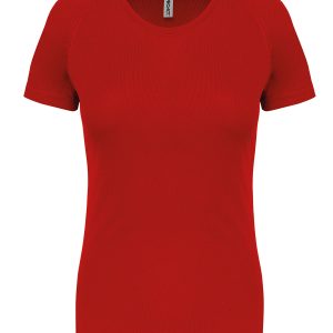 Ladies' short-sleeved sports T-shirt