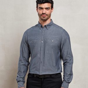 Men?s Chambray shirt, organic and Fairtrade certified