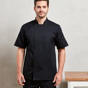 Short sleeve chef?s jacket