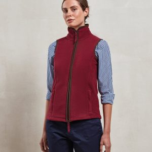 Women?s artisan fleece gilet