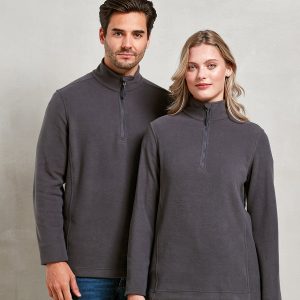 Unisex ?Recyclight? 1/4 zip microfleece