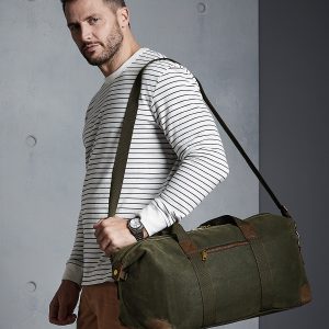 Heritage waxed canvas holdall