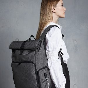 Q-Tech charge roll-top backpack