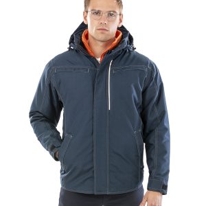 Denim texture rugged jacket