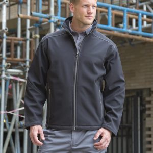 Treble stitch softshell