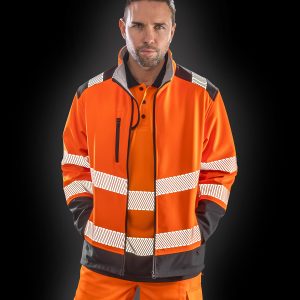 Printable ripstop safety softshell