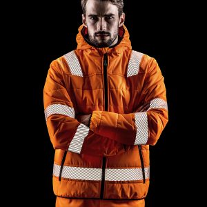 Recycled ripstop padded safety jacket