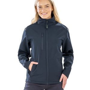 Women's recycled 3-layer printable softshell jacket
