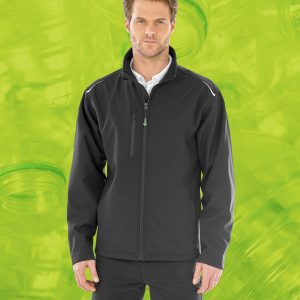 Recycled 3-layer printable softshell jacket
