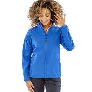 Women's recycled 2-layer printable softshell jacket