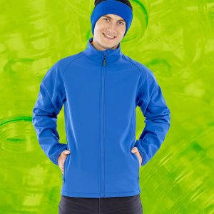 Men's recycled 2-layer printable softshell jacket