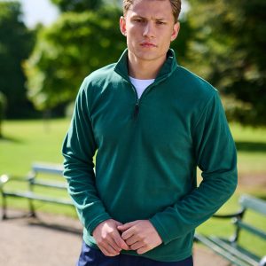 Zip-neck microfleece