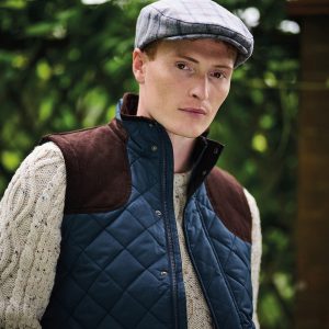 Acer tweed-effect flat cap