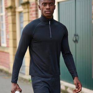 Core stretch half-zip mid-layer