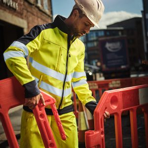 High-vis pro softshell