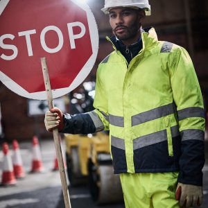 Pro hi-vis insulated parka