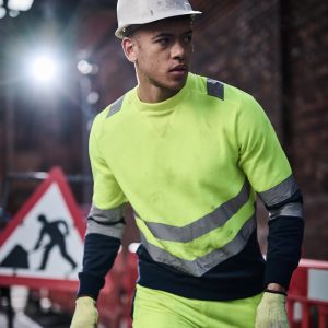 Pro hi-vis sweat top