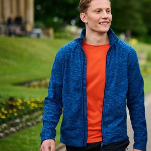 Thornly full-zip marl fleece