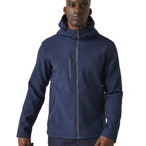 Navigate 2-layer hooded softshell jacket