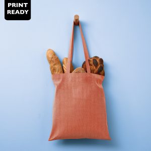 Recycled cotton shopper long handle