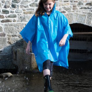Kids plastic poncho