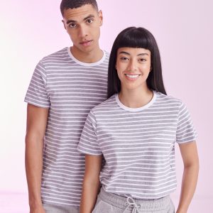 Unisex striped T