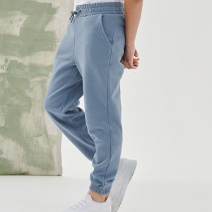 Kids sustainable fashion cuffed joggers