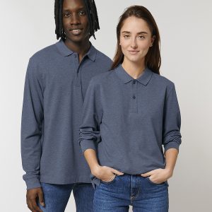 Prepster long sleeve unisex polo (STPU332)