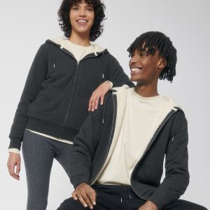 Unisex Hygger sherpa zip-through sweatshirt (STSU956)