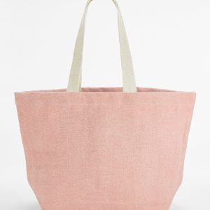 Soft washed jute beach bag