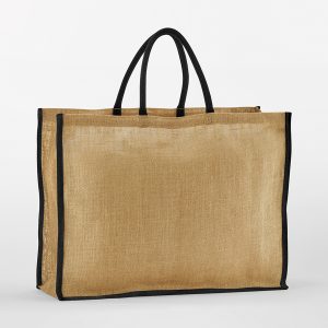 Natural starched jute market shopper