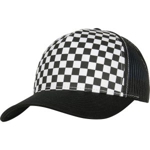Checkerboard retro trucker (6506CB)