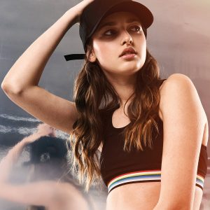 6-panel curved metal snap (7708MS)