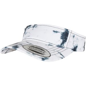 Batik dye curved visor cap