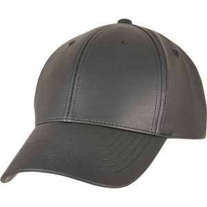 Synthetic leather alpha shape dad cap (6245AL)